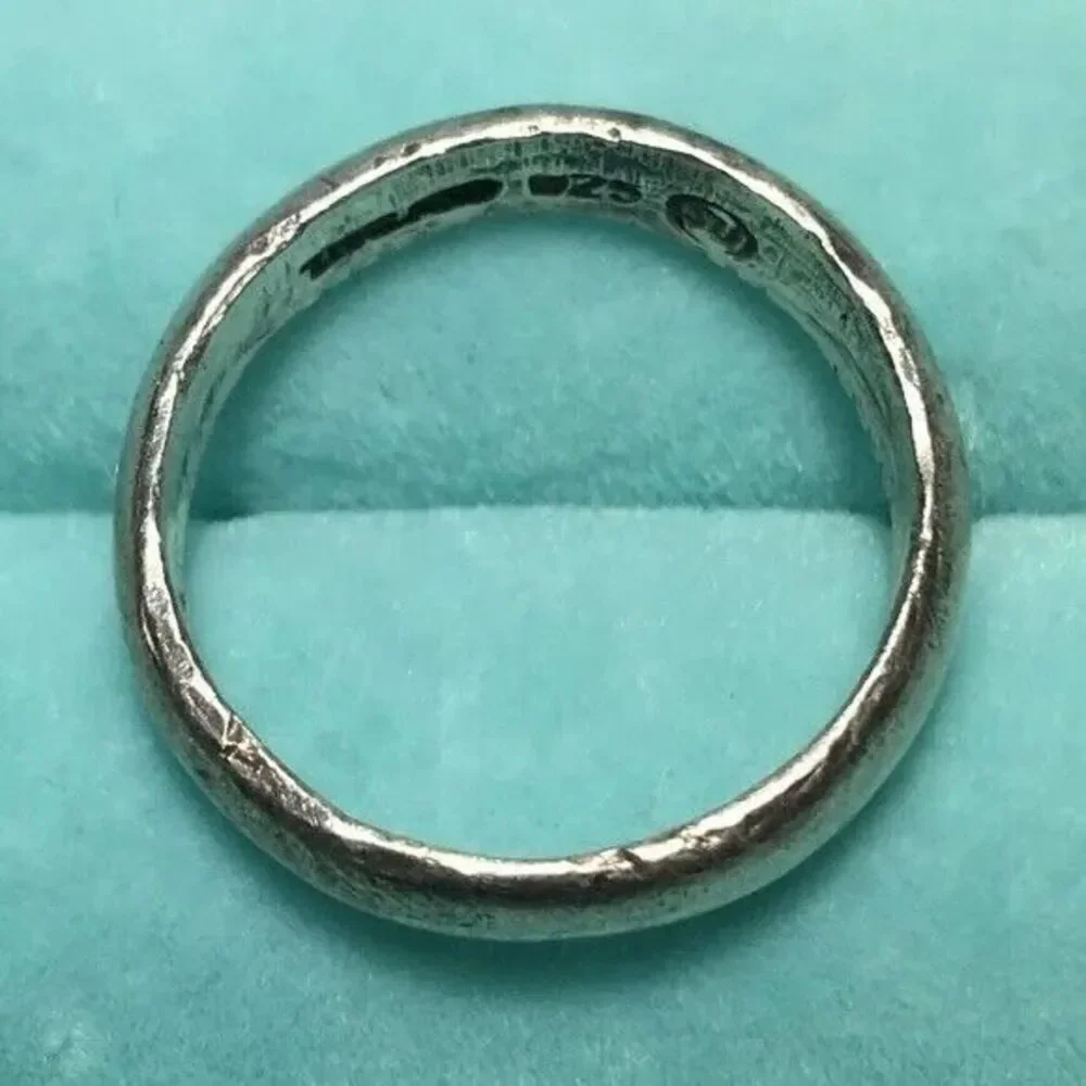 Sterling Silver Band Thailand Signed SU